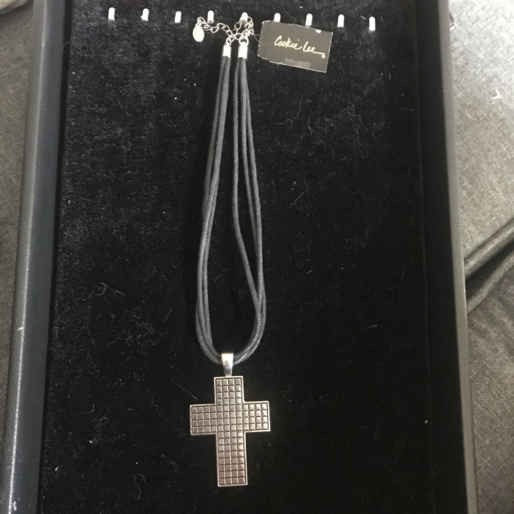 Cookie Lee Cross Pendant Necklace